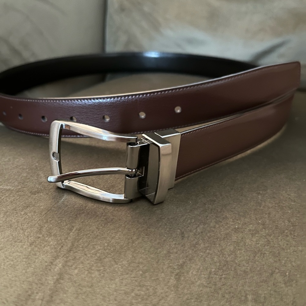 Men’s Perry Ellis Deep Brown Belt
